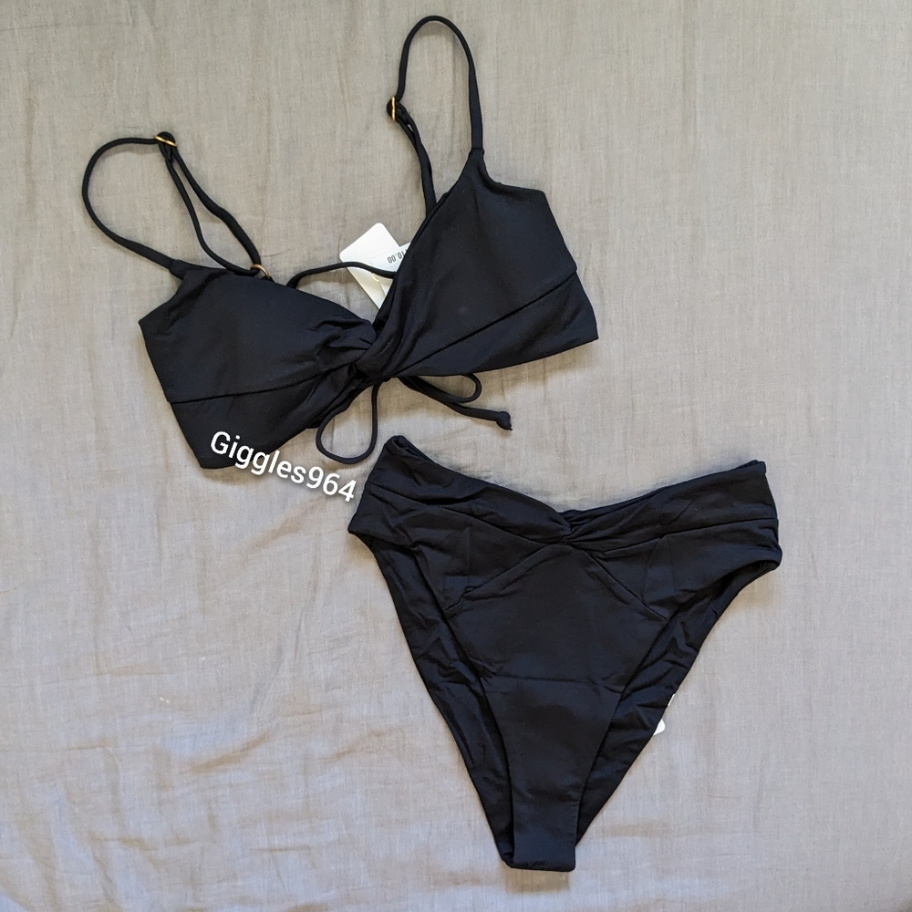 L*Space Ringo Nancy Lee Bikini Set Black